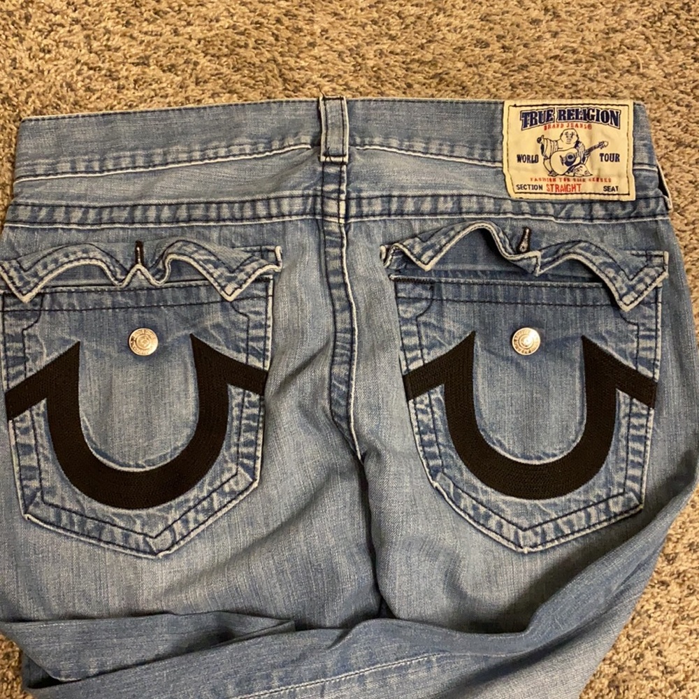 Men’s light blue True Religion 36